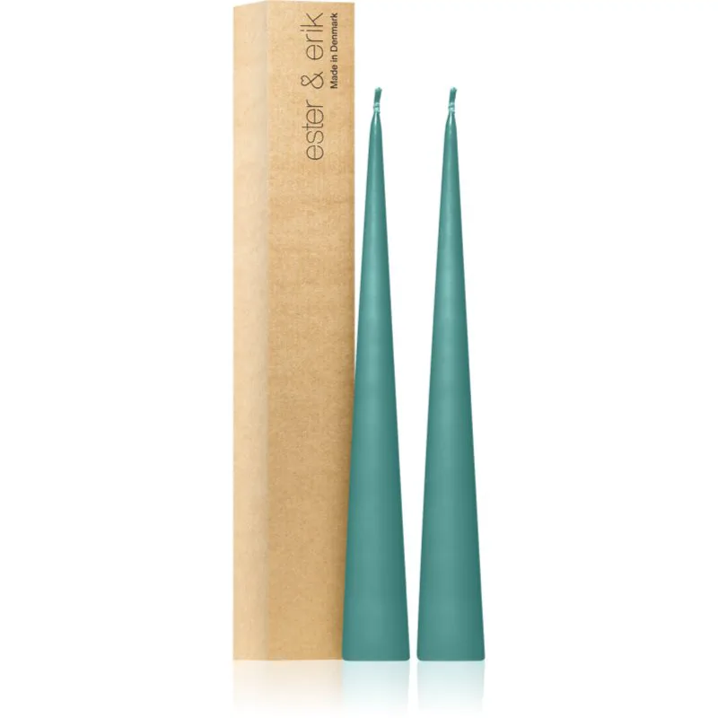 ester & erik cone candles agave (no. 02) διακοσμητικά κεριά 2x37 εκ