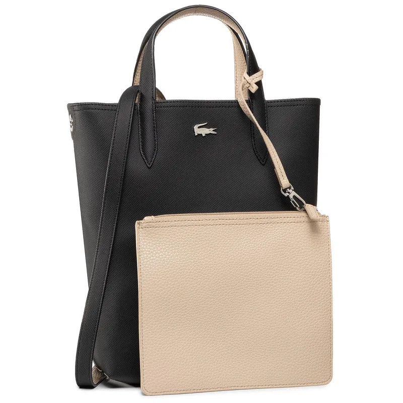 Τσάντα Lacoste Vertical Shopping Bag NF2991AA Μαύρο