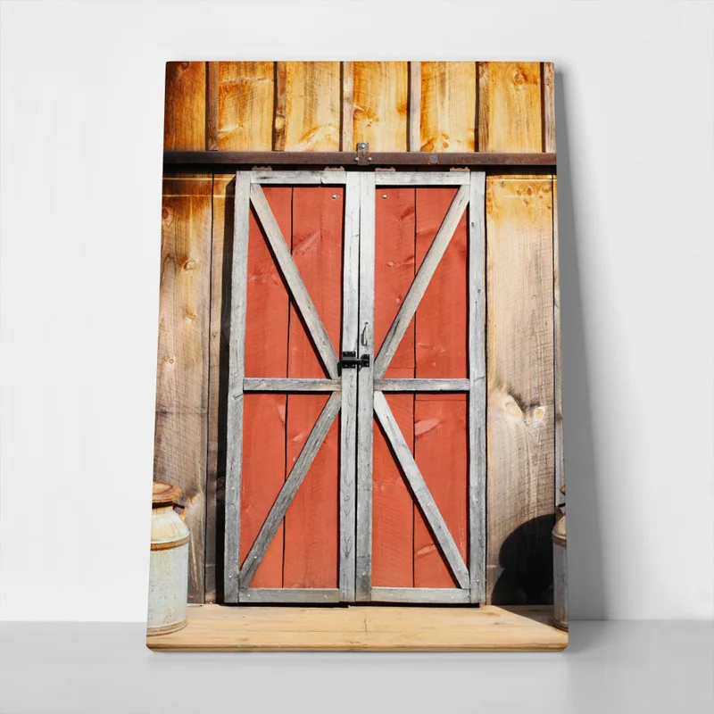 Πίνακας σε Καμβά RUSTIC FARMHOUSE DOOR 4