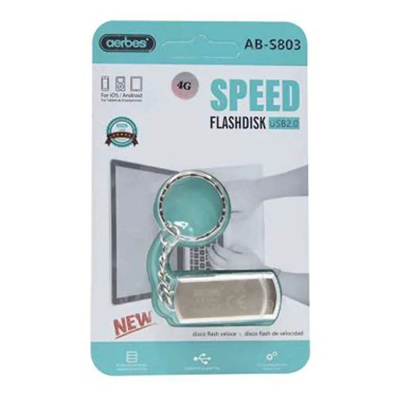 Aerbes AB-S803 32GB USB 2.0 Stick Ασημί