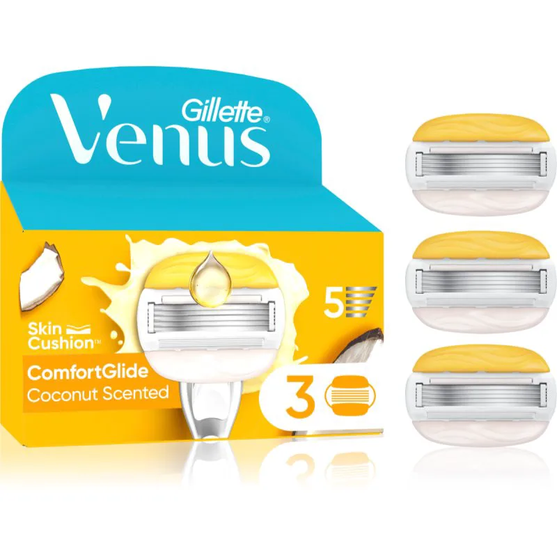 Gillette Venus Comfortglide Coconut ανταλλακτικές λεπίδες 3 τμχ