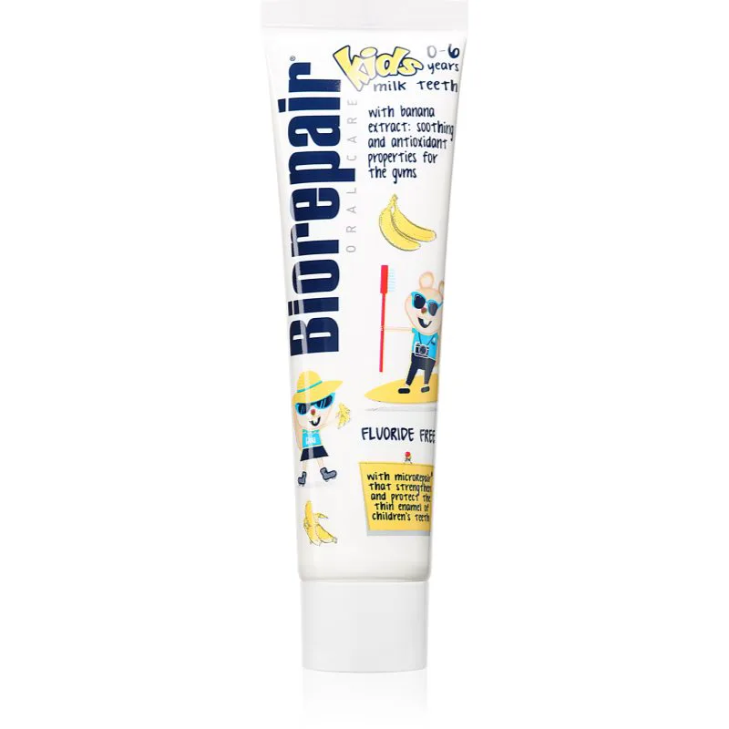 Biorepair Kids 0-6 Years παιδική οδοντόκρεμα Banana 50 ml