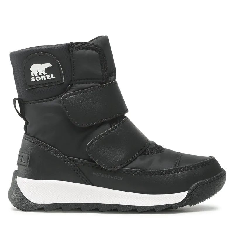 Μπότες Χιονιού Sorel Childrens Whitney II Strap Wp NC3919-010 Μαύρο