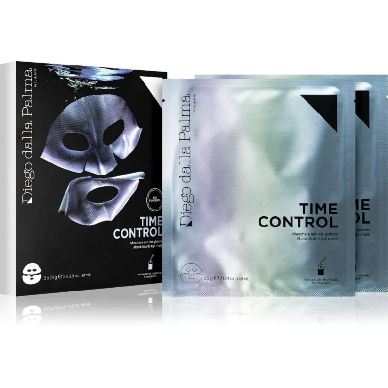 Diego dalla Palma Time Control Absolute Anti Age ανυψωτική υφασμάτινη μάσκα με ενυδατικό αποτέλεσμα 2x25 γρ
