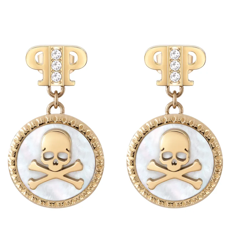 Σκουλαρίκια PHILIPP PLEIN Plein Mini Logo PJ2EA08EU Χρυσό