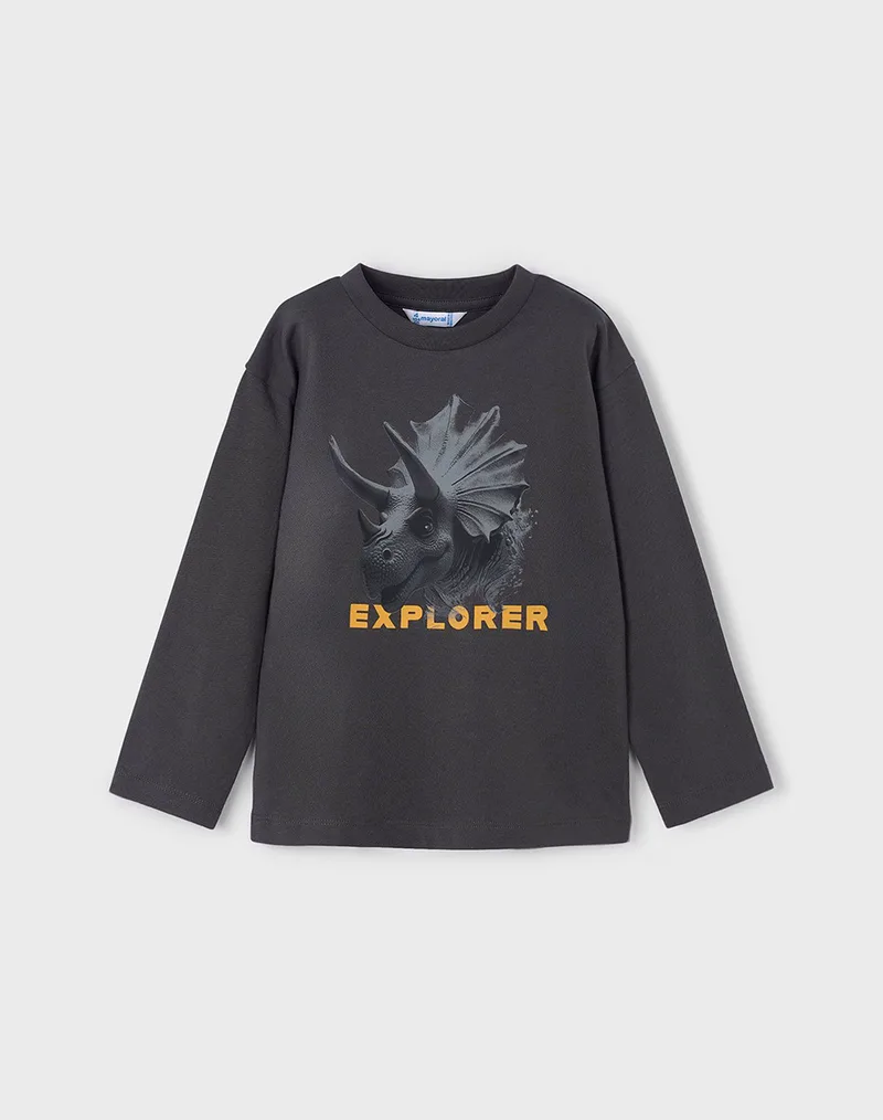 MAYORAL ΜΠΛΟΥΖΑ ΜΑΚΡΥΜΑΝΙΚΗ EXPLORER 04090-046 DarkSlateGrey
