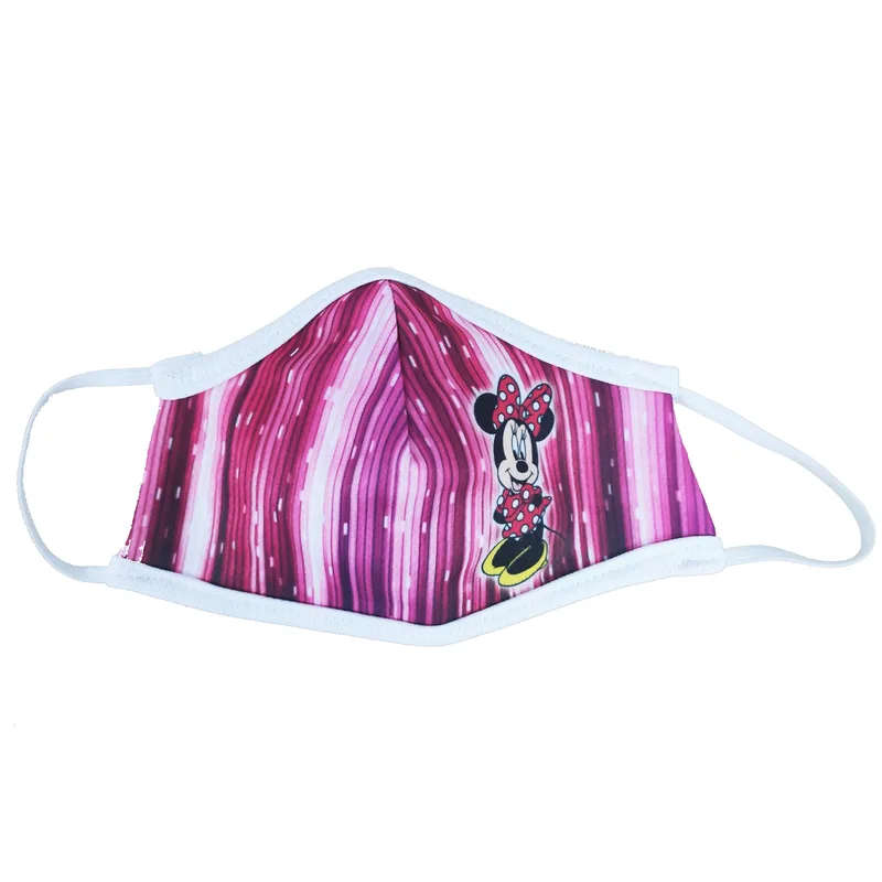 Multi Purpose Fabric Protective Mask for Children Υφασμάτινη Μάσκα Προστασίας Πολλαπλών Χρήσεων για Παιδιά σε Διάφορα Σχέδια & Χρώματα 1 Τεμάχιο - Ροζ Minnie 167