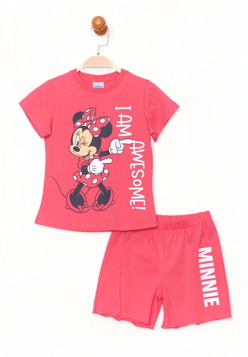 Πιτζάμα παιδική Minnie Mouse Disney MN19606-Κοραλί
