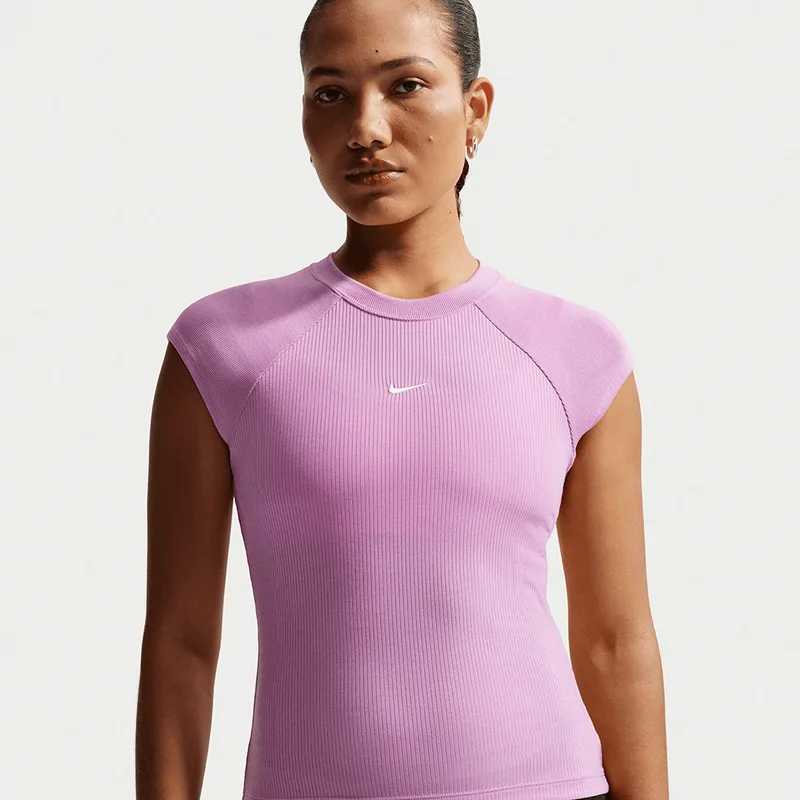 Nike Chill Knit Rib Γυναικείο T-Shirt (9000273632_93732)