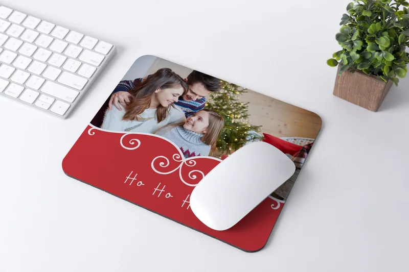 Χριστουγεννιάτικο mousepad - Ho ho ho