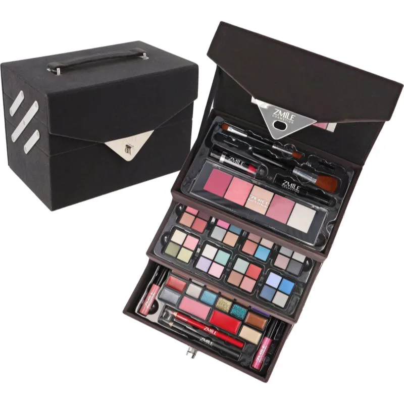 ZMILE COSMETICS Beauty Case Velvety βαλιτσάκι καλλυντικών Dark Grey