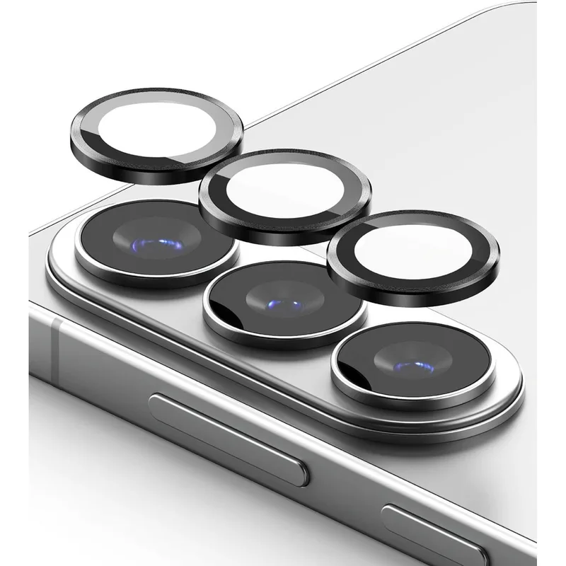 Tempered Glass Samsung Galaxy S26 / S26 Plus Ringke Camera Lens Frame Glass Αντιχαρακτικό Γυαλί Προστασίας για Φακό Κάμερας 2 Τεμάχια - Black (8800328815407)