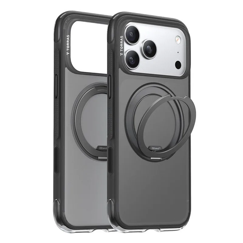 Θήκη Torras Ostand R Air MagSafe Kickstand Shadow Black iPhone 17 Pro Max