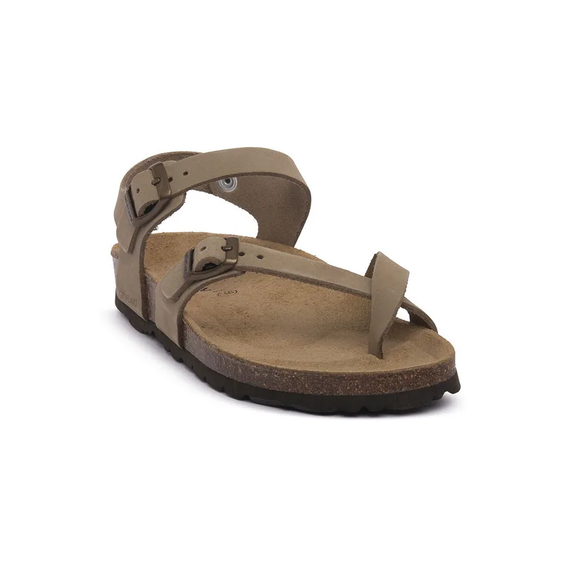 Σανδάλια χωρίς τακούνι Grunland KAKI 40SARA