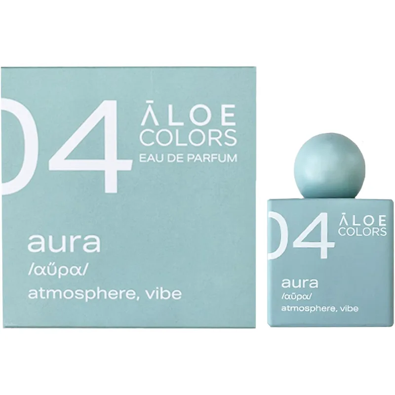 Aloe Colors Eau De Parfum Unisex Άρωμα με Νότες από Άνθος Φιλύρας, Γιασεμί, Άνθος Πορτοκαλιάς, Βετιβέρ & Νότες Ξύλου για μια Αίσθηση Ισορροπίας & Αρμονίας 50ml - Aura