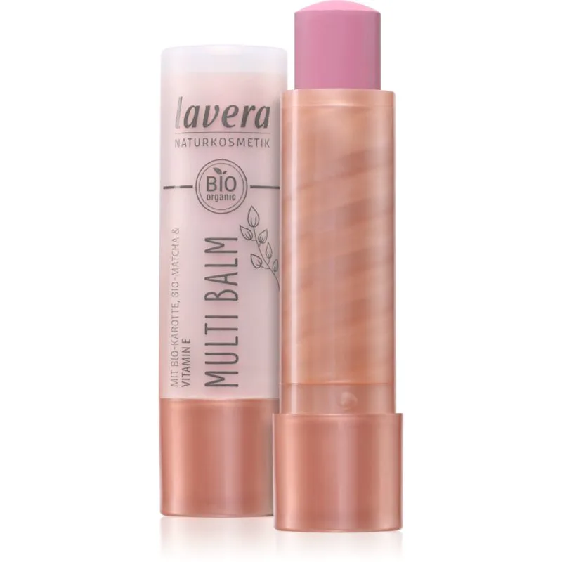 Lavera Multi Balm πολυλειτουργικό βάλσαμο για χείλη και πρόσωπο απόχρωση 02 Cloudy Ροζ 4.5 γρ