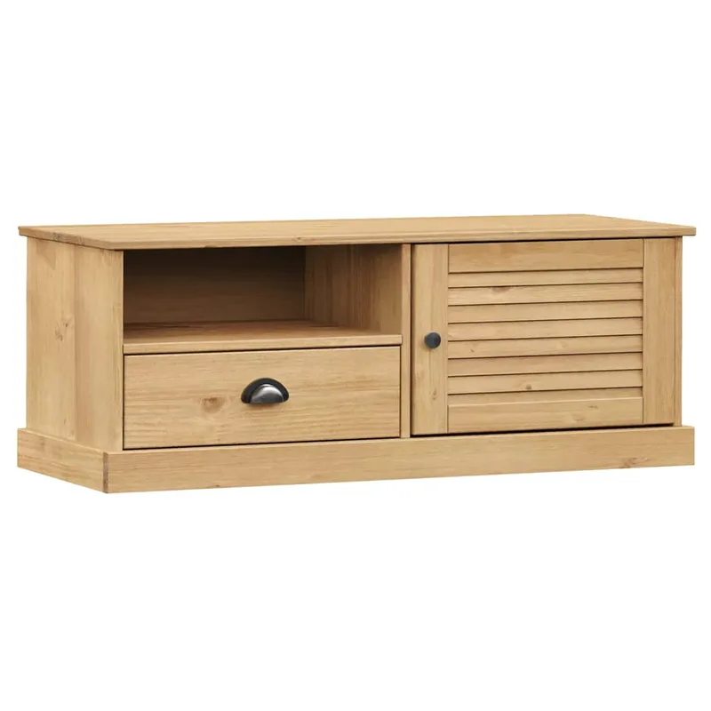 vidaXL Έπιπλο Τηλεόρασης VIGO 106 x 40 x 40 εκ. από Μασίφ Ξύλο Πεύκου