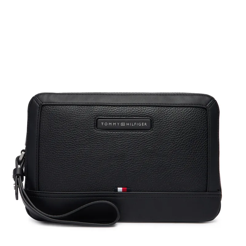 Τσαντάκι καλλυντικών Tommy Hilfiger Th Central Pouch AM0AM13953 Μαύρο