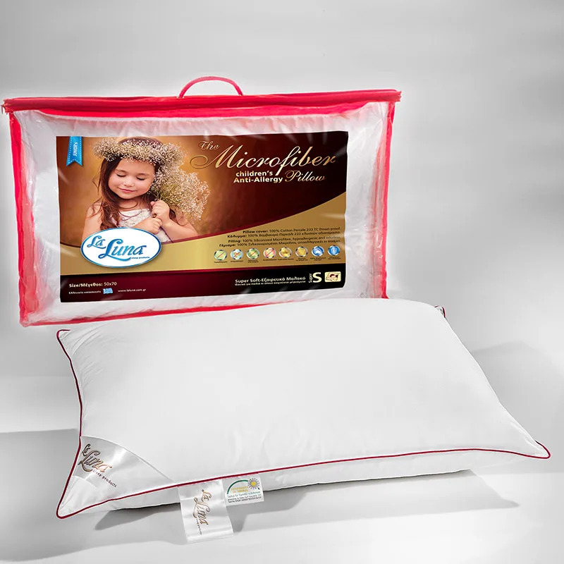 Μαξιλάρι Ύπνου 50X70 La Luna The Microdown Junior Πολύ Μαλακό Λευκό (50x70)