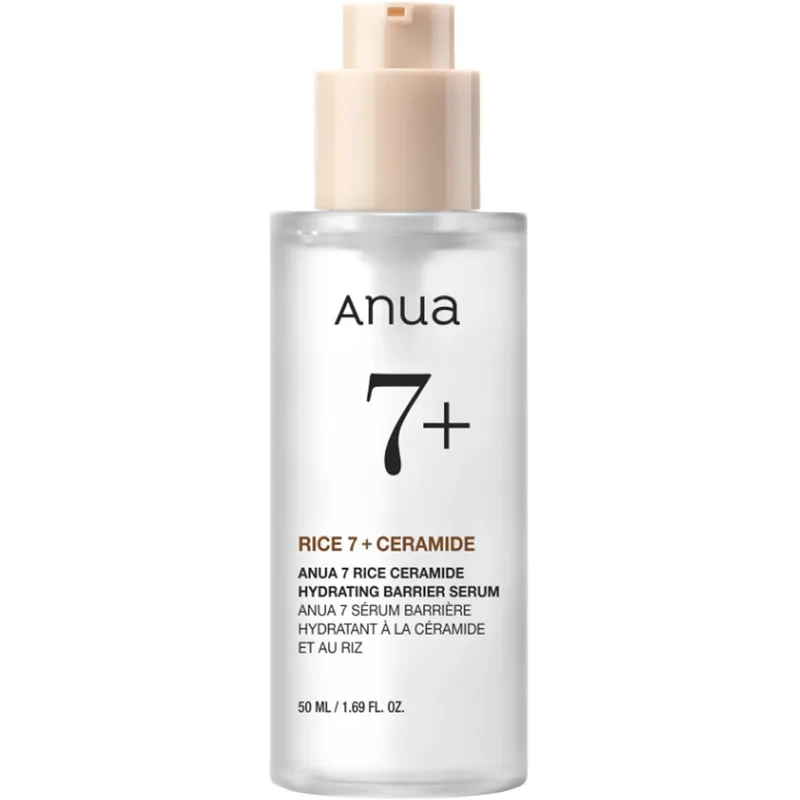 Anua 7 Rice + Ceramide Hydrating Barrier Serum Ενυδατικός Ορός Προσώπου με Ρύζι & Κεραμίδια 50ml