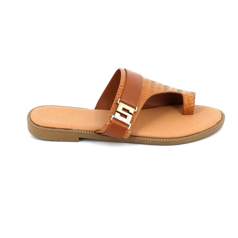 Γυναικείο Mule B-Soft Χρώματος Καφέ 54026