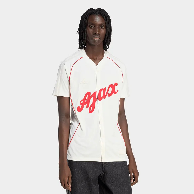 adidas Ajax Amsterdam Ανδρικό Κοντομάνικο Πουκάμισο (9000277750_11977)