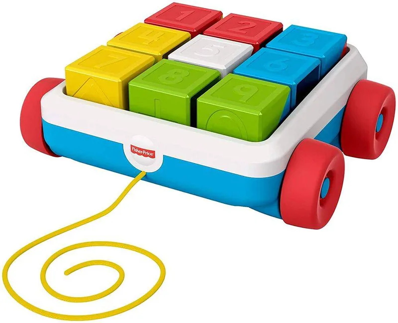 FISHER-PRICE ΣΥΡΟΜΕΝΟ ΒΑΓΟΝΑΚΙ ΜΕ ΤΟΥΒΛΑΚΙΑ BLOCKS (GJW10)