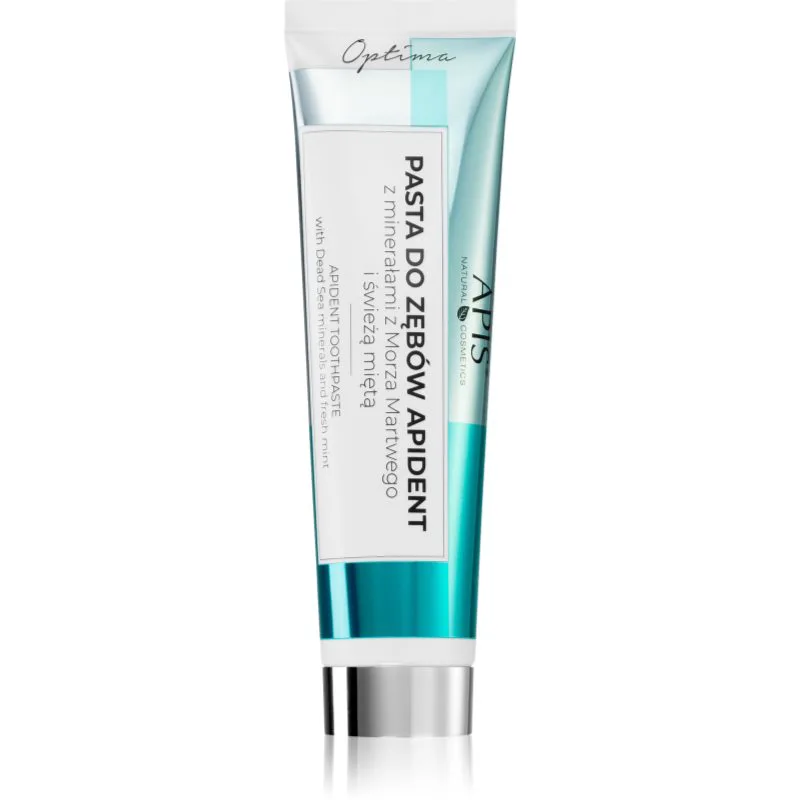 Apis Natural Cosmetics Optima οδοντόκρεμα με μεταλλικά στοιχεία απο τη Νεκρά θάλασσα 100 ml