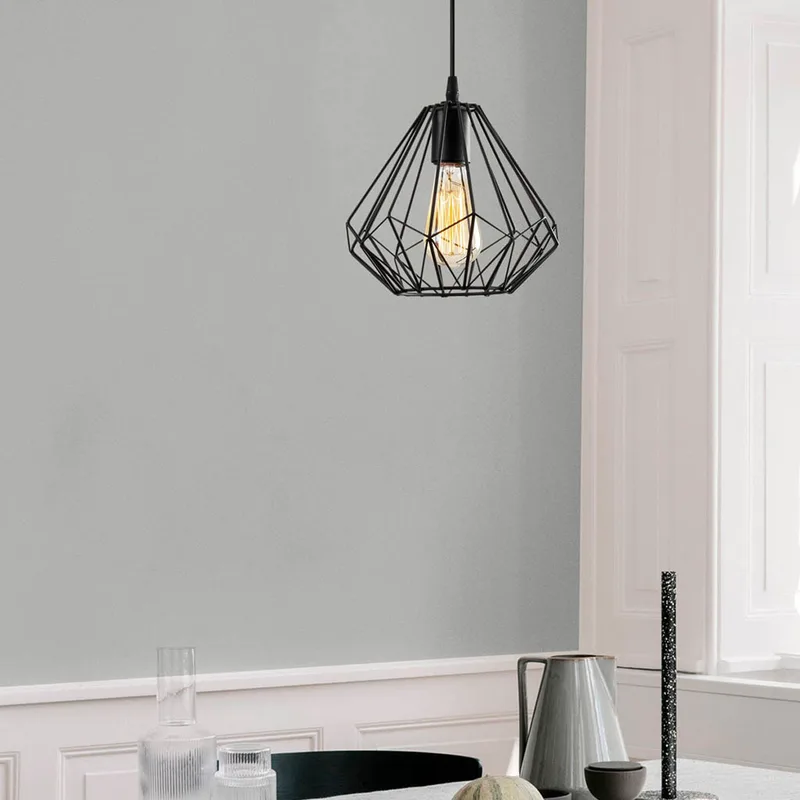 Φωτιστικό Οροφής Μονόφωτο A-G Diamond 521SHN3392 Black