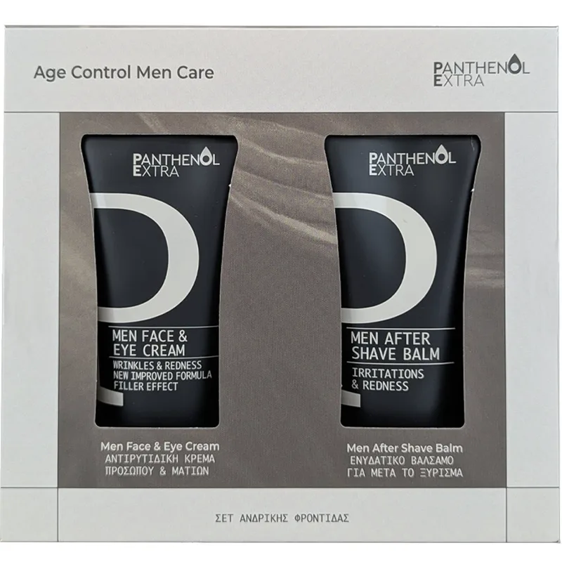 Panthenol Extra Promo Men Face & Eye Cream 75ml & After Shave Balm 75ml