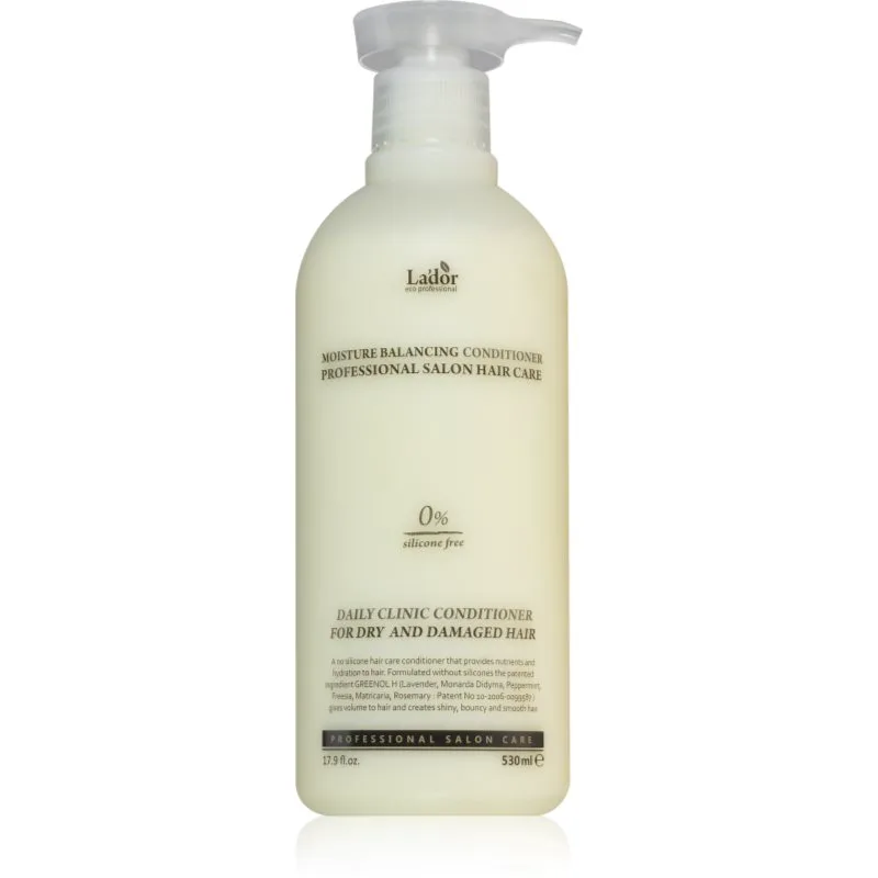 La'dor Moisture Balancing ενυδατικό μαλακτικό για ξηρά και κατεστραμμένα μαλλιά 530 ml