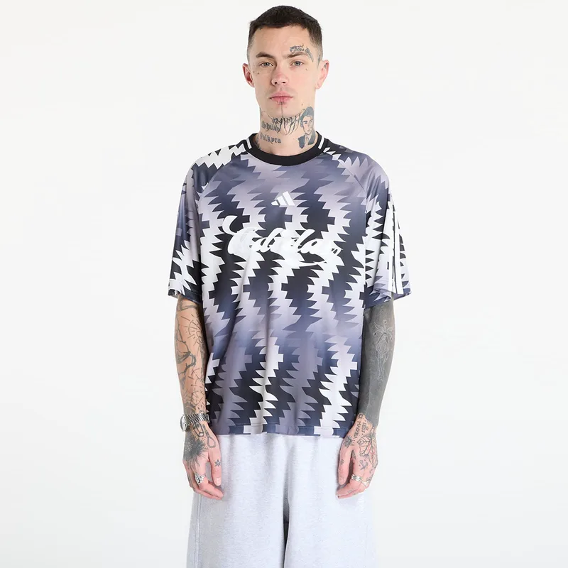 T-shirt adidas House Of Tiro X Common Goal Jersey Grey Four/ Black/ Off White- Carbon S