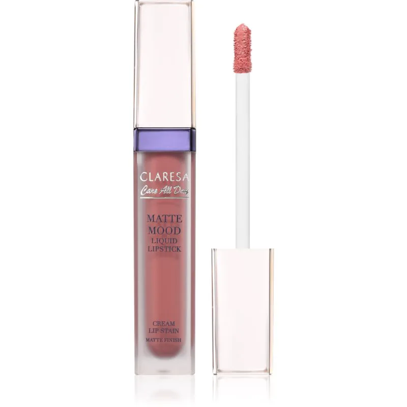 Claresa Care All Day Matte Mood Liquid Lipstick ματ υγρό κραγιόν απόχρωση 03 Calm 7 ml