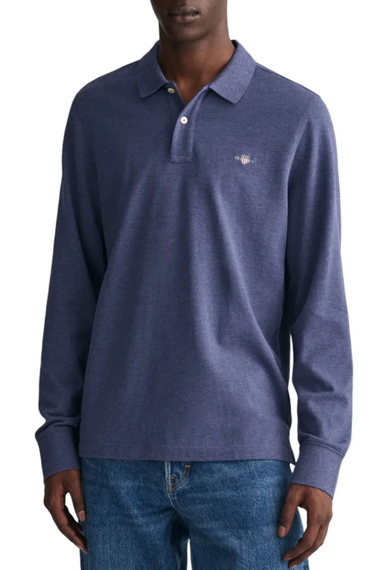 Μπλούζα Polo Gant Reg Shield Pique Rugger 2230-902 Ανδρικό