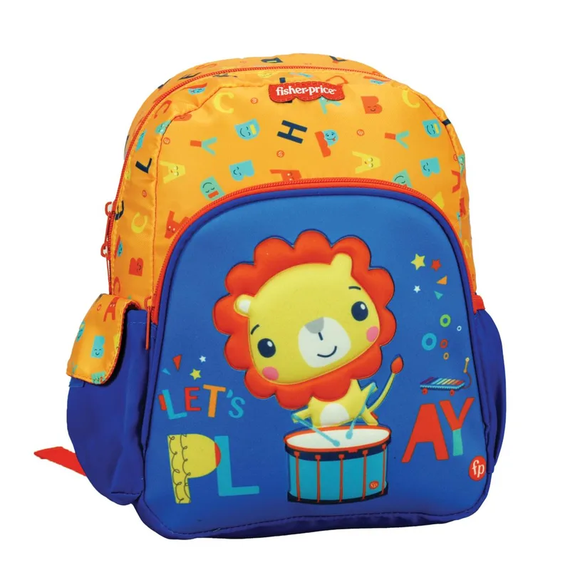 Σχολική Τσάντα Νηπιαγωγείου (25x15x30) Fisher Price Lion 349-37053