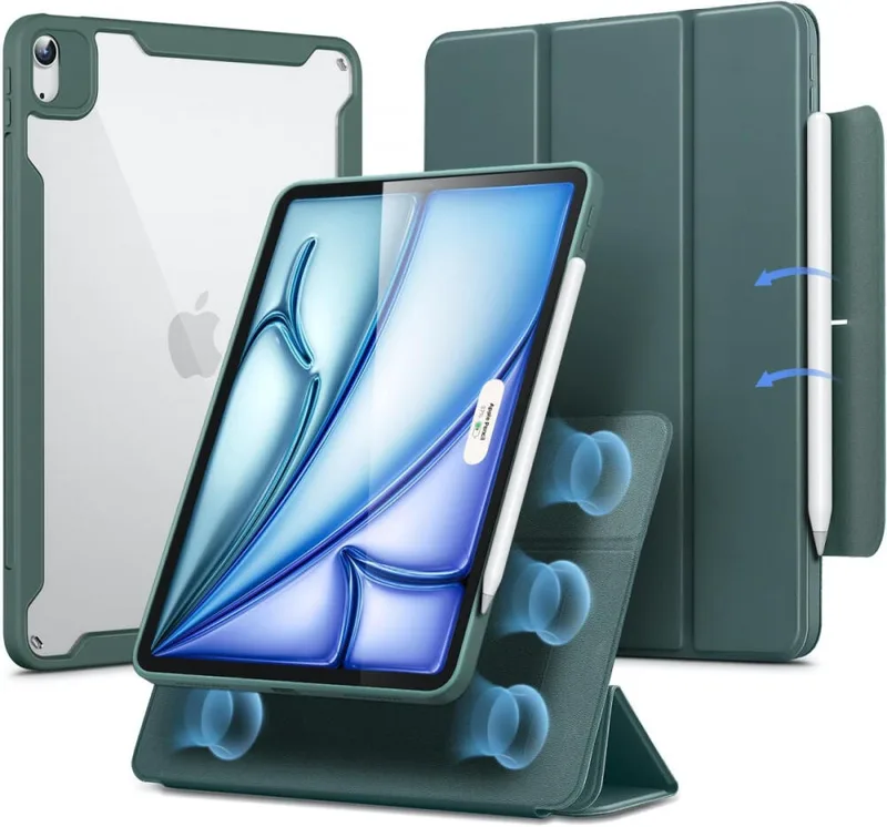 ESR Rebound Hybrid 360 Θήκη Apple iPad Air 7 2025 11" / iPad Air 6 2024 11" / Air 5 2022 10.9" / Air 4 2020 10.9" με Υποδοχή Apple Pencil - Forest Green (4894240164594)