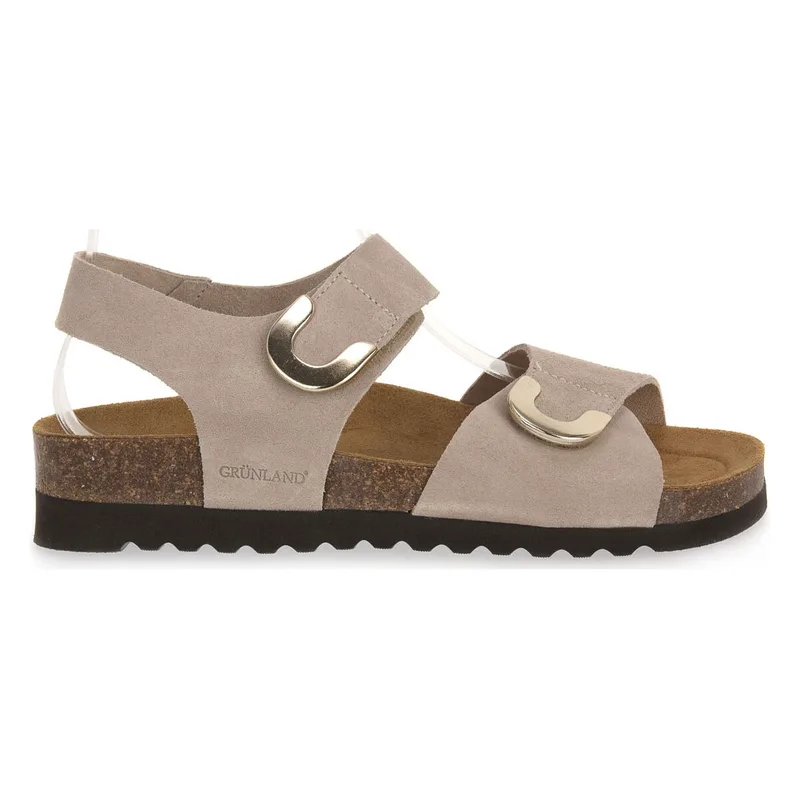 Σανδάλια χωρίς τακούνι Grunland BEIGE M7HOLA