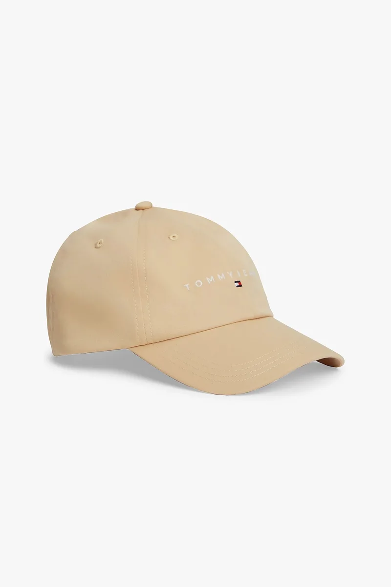 Tommy Jeans ανδρικό καπέλο jockey με κεντημένο monogram - AM0AM14198 Μπεζ