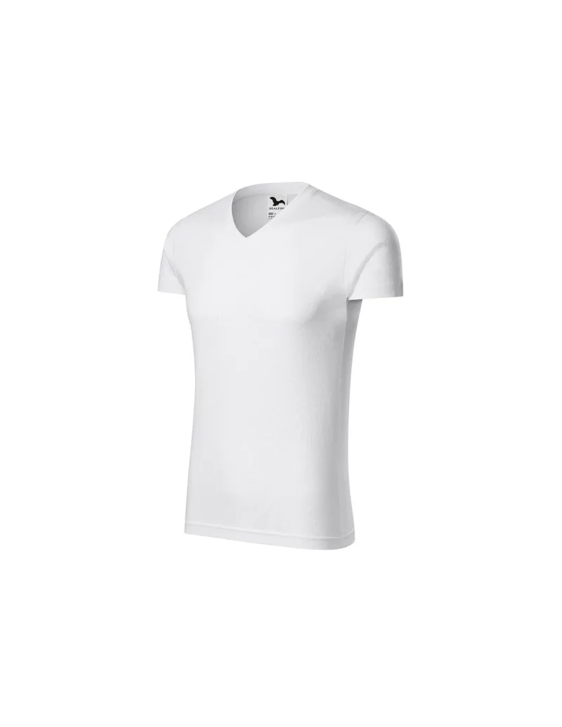 Malfini Ανδρικό Διαφημιστικό T-shirt Κοντομάνικο σε Λευκό Χρώμα MLI-14600