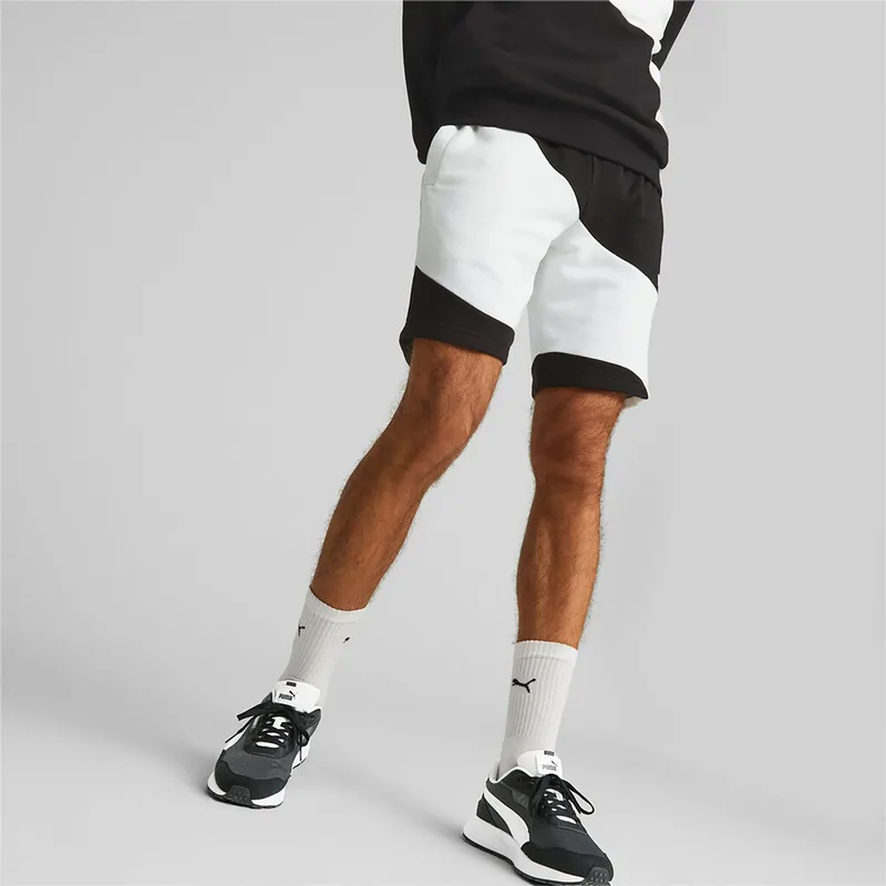 PUMA POWER CAT 9" SHORTS ΜΑΥΡΟ