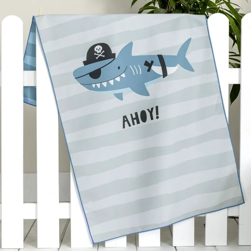 Παιδική Πετσέτα Θαλάσσης Microfiber 2 Όψεων (70x140) Nima Ahoy