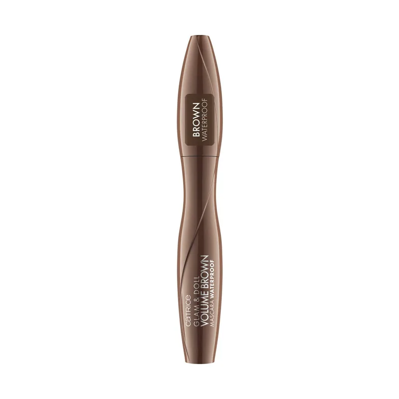 Μάσκαρες για ψεύτικες βλεφαρίδες Catrice Glam Doll Volume Waterproof Mascara - Marron