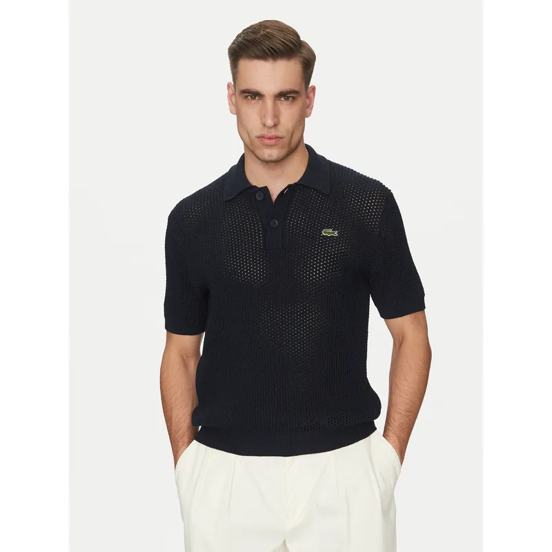 Lacoste Πουλόβερ AH9724 Σκούρο μπλε Regular Fit