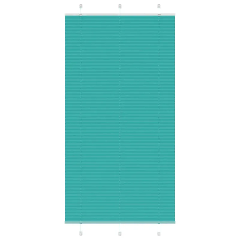 vidaXL Πλισέ Στόρι Πετρόλ Πράσινο 110x200 εκ. Πλάτος Υφάσματος 109,4 εκ. Πολυεστέρας