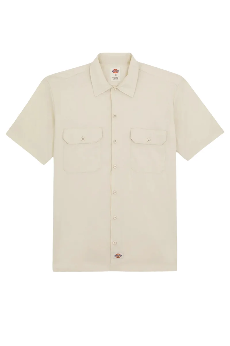 DICKIES Πουκάμισα WORK SHIRT SS REC - GREY-DK0A4XK7F901-GREY