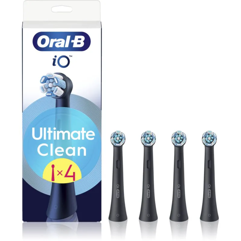 Oral-B iO Ultimate Clean ανταλλακτική κεφαλή για οδοντόβουρτσα Black 4 τμχ