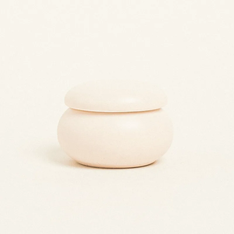 Beauty Home ΚΕΡΑΜΙΚΗ ΜΠΙΖΟΥΤΙΕΡΑ ΜΑΚΑΡΟΝ 6,5 x 5 cm ΕΚΡΟΥ