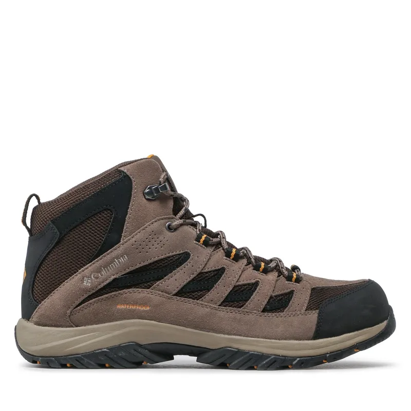 Παπούτσια πεζοπορίας Columbia Crestwood Mid Waterproof BM5371 Καφέ