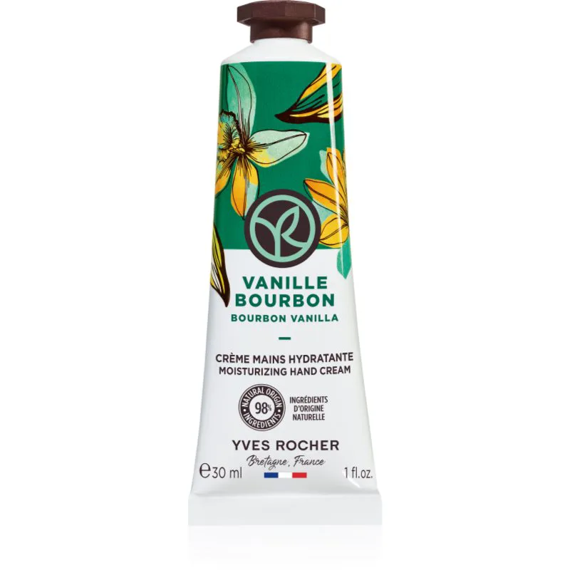 Yves Rocher Bain de Nature κρέμα για τα χέρια Bourbon Vanilla 30 ml