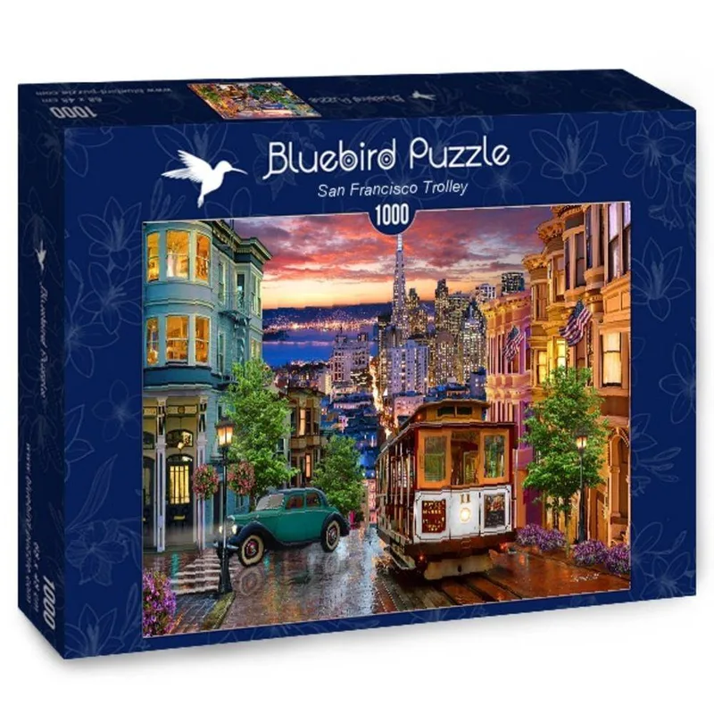 70512-P- Bluebird Puzzle- San Francisco Trolley 1000τεμ.